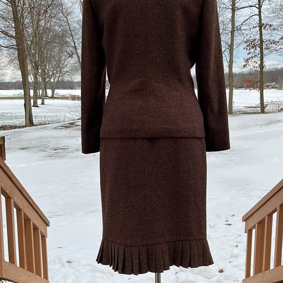 Le Suit vintage stylish herringbone suit 10 - Picture 7 of 15